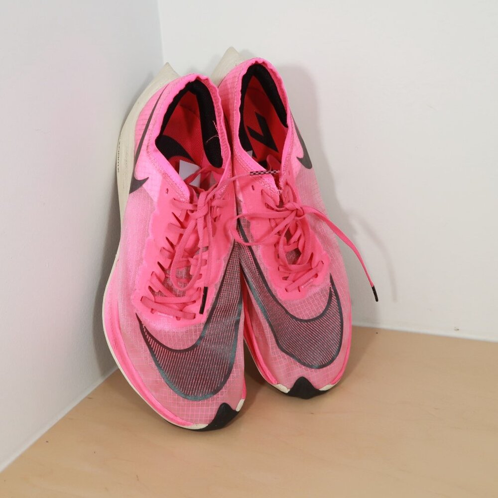 Nike Vaporfly Next% Pink Blast Running Shoes | Men's 9.5 - Picture 6 of 11